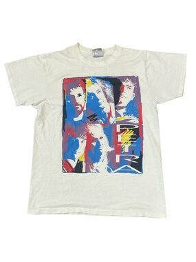 Vintage Petra Unseen Power T-Shirt Single Stitch White Tour Shirt 90s